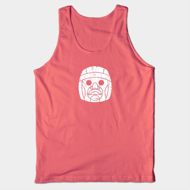 Olmec colossal heads mysterious ancient wonders Tank Top by croquis design